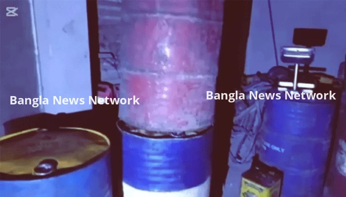 গাজীপুরে মধ্যরাতে মিলল ১৮ ড্রাম অবৈধ জ্বালানি