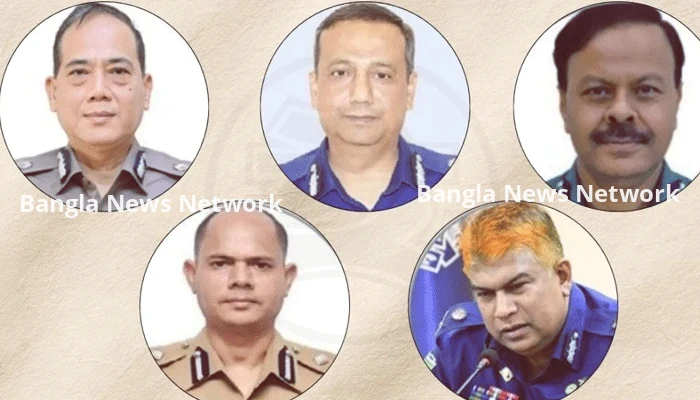নৌ-পুলিশের প্রধানসহ ৫ অতিরিক্ত আইজিপি বাধ্যতামূলক অবসরে