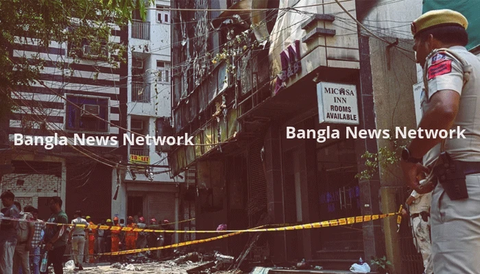 দিল্লির হোটেলে অগ্নিকাণ্ডে হতাহতদের মধ্যে ৫ জন বাংলাদেশি