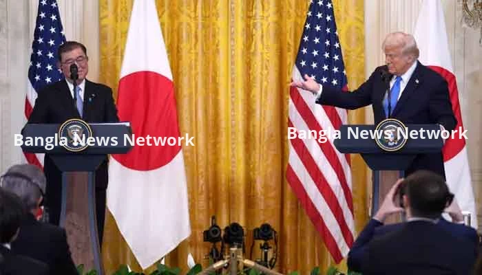 জাপানের রপ্তানিতে ১৫% শুল্ক, যুক্তরাষ্ট্রে ৫৫০ বিলিয়ন ডলারের বিনিয়োগ