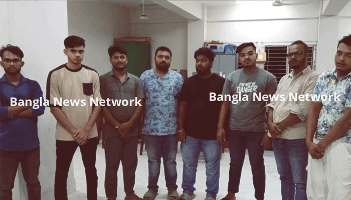 গোপন বৈঠকের সময় উত্তরখান থেকে কার্যক্রম নিষিদ্ধ যুবলীগের ৮ নেতা গ্রেপ্তার