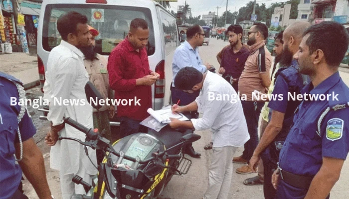 বিআরটিএর মোবাইল কোর্টে ১০ দিনে ৮১৩ মামলা