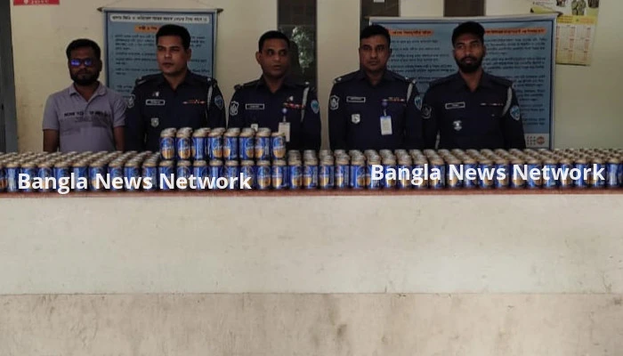 শাহপরীর দ্বীপে পুলিশের অভিযানে বিপুল পরিমাণ বিয়ার উদ্ধার