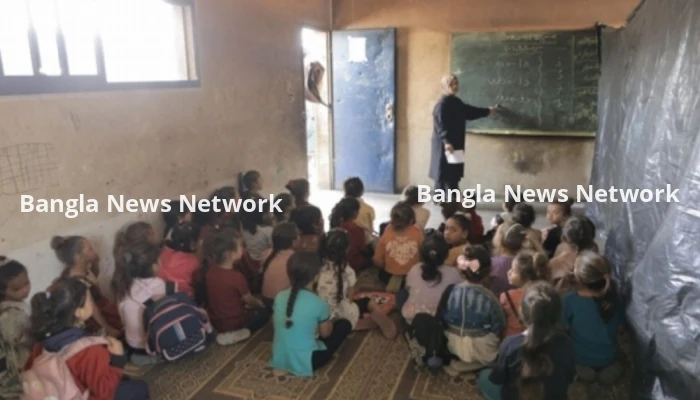 ২ বছর পর গাজার ৩ লাখ শিশু স্কুলে ফিরেছে