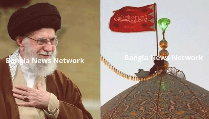 খামেনি হত্যার পর মসজিদের উপরে ‘লাল পতাকা’ উত্তোলন করল ইরান, কী বার্তা দিচ্ছে?
