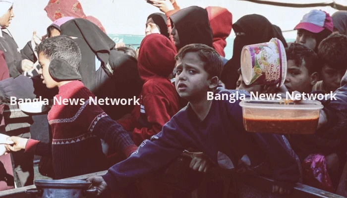 যুদ্ধের মধ্যেই ইসরায়েলি অবরোধে ভয়াবহ দুর্ভিক্ষ-খাদ্য সংকটে গাজা