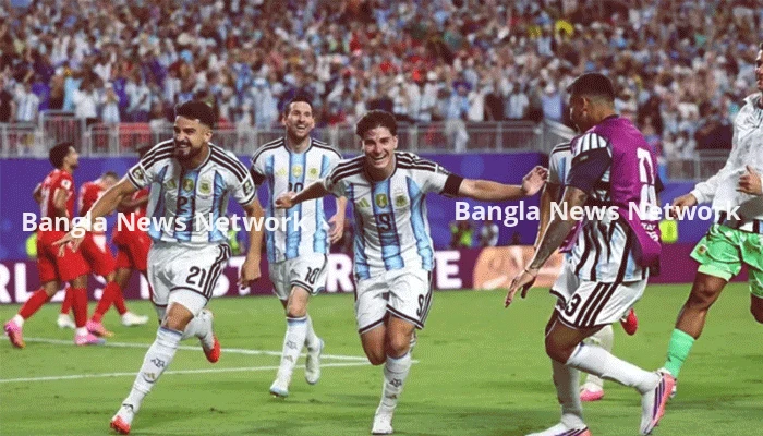 ১২০ মিনিটের রুদ্ধশ্বাস লড়াই শেষে সেমিফাইনালে আর্জেন্টিনা