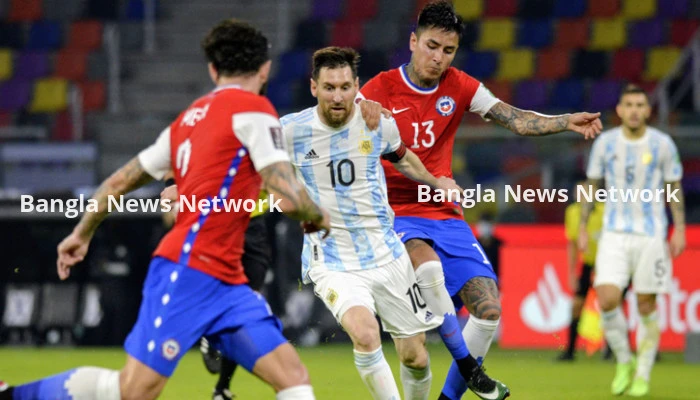চিলির বিপক্ষে আর্জেন্টিনার জয়