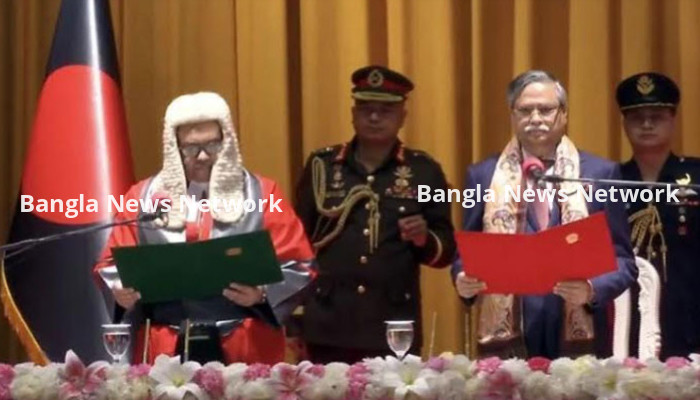 ২৪তম প্রধান বিচারপতি হিসেবে শপথ নিলেন ওবায়দুল হাসান