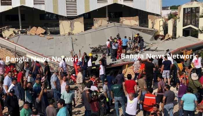 গির্জার ছাদের নিচে পিষ্ট হয়ে ৭ জন নিহত