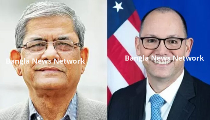 পিটার হাসের সঙ্গে মির্জা ফখরুলের বৈঠক