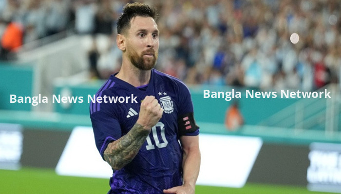 মেসির জোড়া গোলে আর্জেন্টিনার জয়