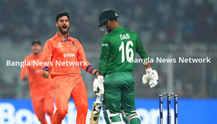 নেদারল্যান্ডসের কাছে ৮৭ রানের লজ্জার হার বাংলাদেশের
