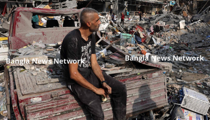 গাজায় ইসরায়েলি হামলায় নিহত ছাড়াল ৮ হাজার