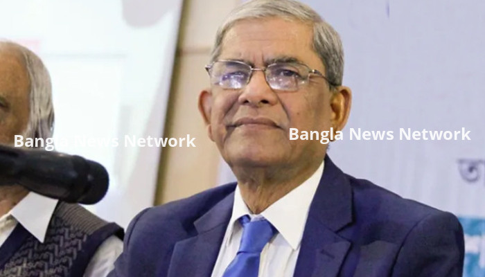 আটকের পর ডিবি কার্যালয়ে মির্জা ফখরুল