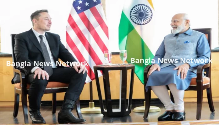 ইলন মাস্ক ও মোদির বৈঠক, শিগগিরই ভারতে কাজ করবে টেসলা