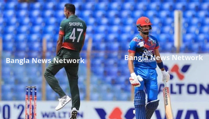 শরিফুলের জোড়া আঘাতে দিশেহারা আফগানিস্তান