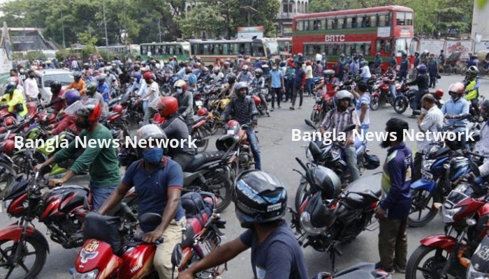 মঙ্গলবার মধ্যরাত পর্যন্ত রাজধানীর যেসব এলাকায় বাইক বন্ধ