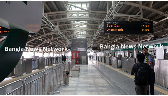 কারিগরি ত্রুটিতে মেট্রোরেল চলাচল বন্ধ