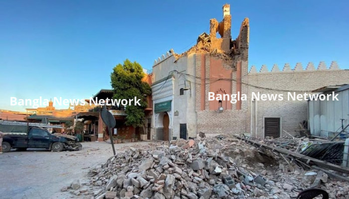 মরক্কোতে শক্তিশালী ভূমিকম্পে নিহত বেড়ে ৮২০