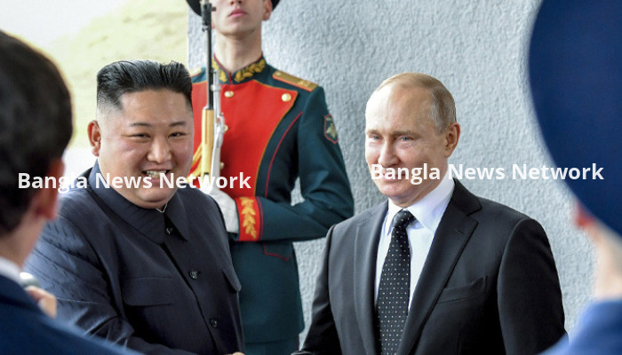 পুতিনের আমন্ত্রণে রাশিয়ায় পৌঁছেছেন কিম