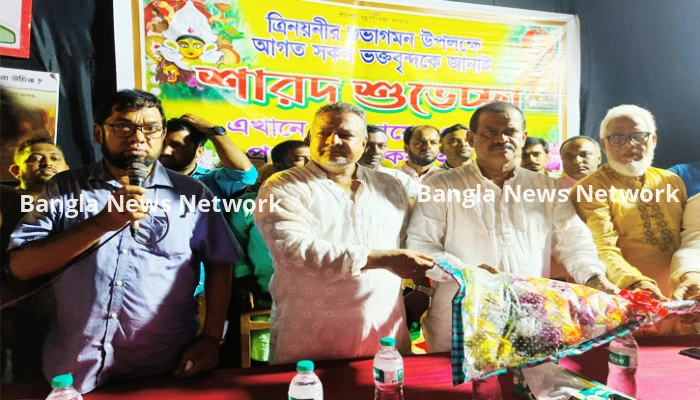 রায়পুরে বিভিন্ন পূজা মণ্ডপ পরিদর্শন করলেন বিএনপি নেতৃবৃন্দ