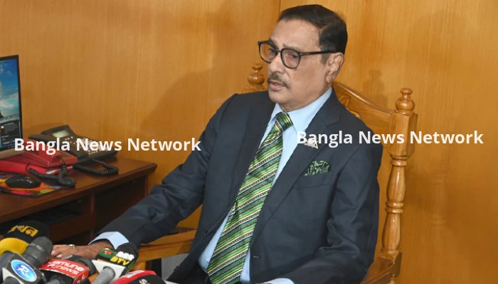 বিএনপি মহাসচিবের জামিনের সিদ্ধান্ত আদালতের, সরকারের না : ওবায়দুল কাদের