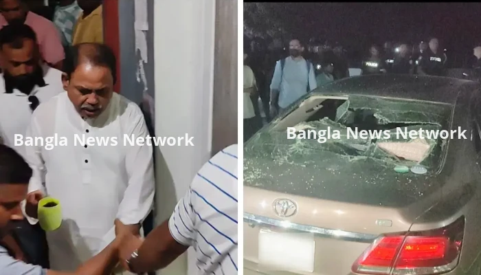 বিএনপির মহাসচিবের ভাই ফয়সল আমিনের ওপর হামলা, গাড়ি ভাঙচুর