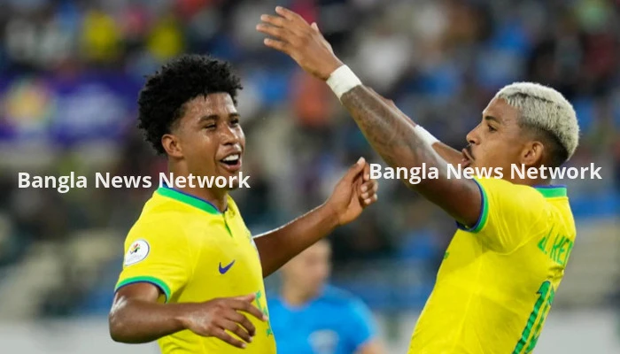 কলম্বিয়াকে হারিয়ে শীর্ষে ব্রাজিল অনূর্ধ্ব-২৩