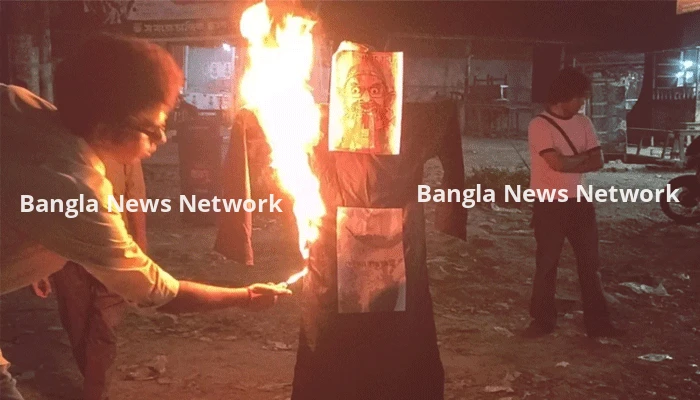 মুক্তিযোদ্ধা মানিকের দাফনে বাধা, জাবিতে সাঈদীর কুশপুত্তলিকা দাহ