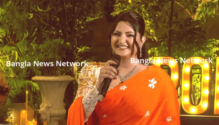 সাদামাটা ‘শিউলি সন্ধ্যা’য় পরীমণির জন্মদিন উদযাপন