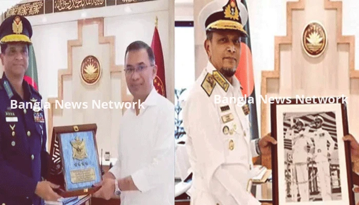 প্রধানমন্ত্রীর সঙ্গে বিমান ও নৌ বাহিনী প্রধানের সাক্ষাৎ
