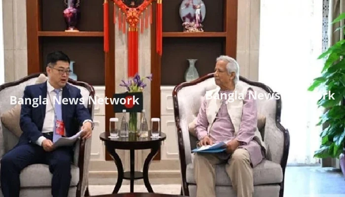 প্রধান উপদেষ্টার সঙ্গে চীনের নির্বাহী উপ-প্রধানমন্ত্রীর বৈঠক