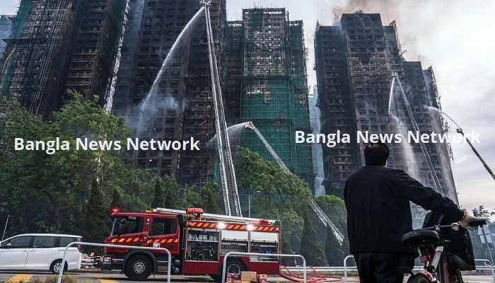 হংকংয়ের ভয়াবহ অগ্নিকাণ্ডে প্রাণহানি বেড়ে ৫৫