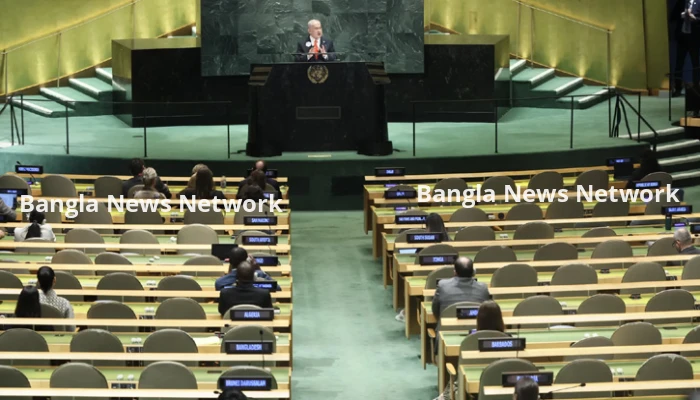 জাতিসংঘে নেতানিয়াহু ভাষণ দিতে উঠতেই কূটনীতিকদের ওয়াকআউট