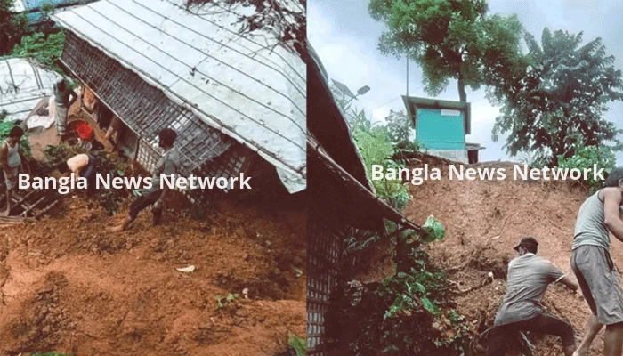 রোহিঙ্গা ক্যাম্পে পাহাড় ধসে নারী-শিশুসহ আটজনের মৃত্যু