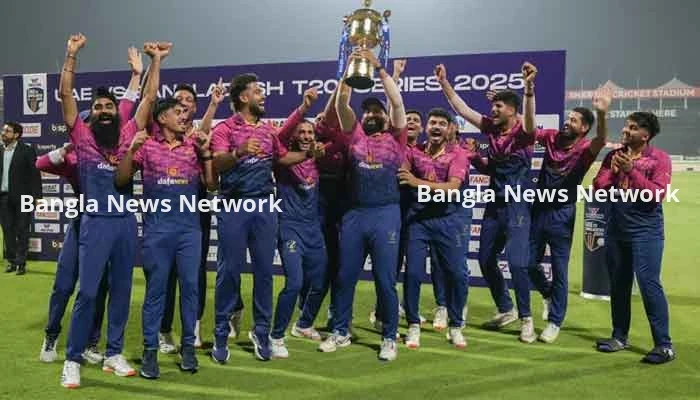 বাংলাদেশের বিপক্ষে আমিরাতের সিরিজ জয়