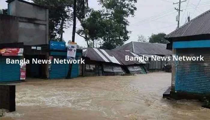 স্মরণকালের সবচেয়ে ভয়াবহ বন্যার কবলে ফেনীর  ২০০ গ্রাম প্লাবিত