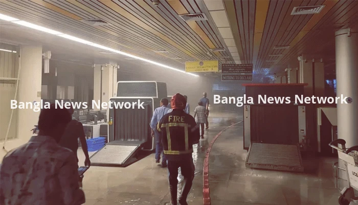সিলেট আন্তর্জাতিক বিমানবন্দরের সার্ভার রুমে আগুন