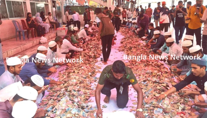 চতুর্থবারের মতো শাহজালাল মাজারের দানবাক্সের টাকা গণনা শুরু