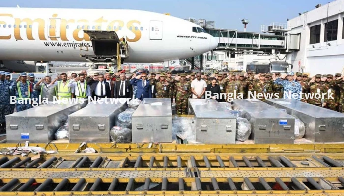 সুদানে নিহত ৬ শান্তিরক্ষীর জানাজা সম্পন্ন