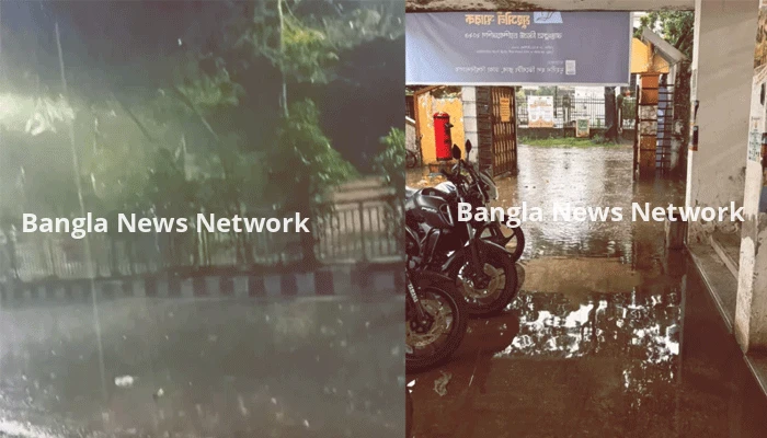 ভোরে রাজধানীতে ঝুম বৃষ্টি, সঙ্গে বজ্রপাত
