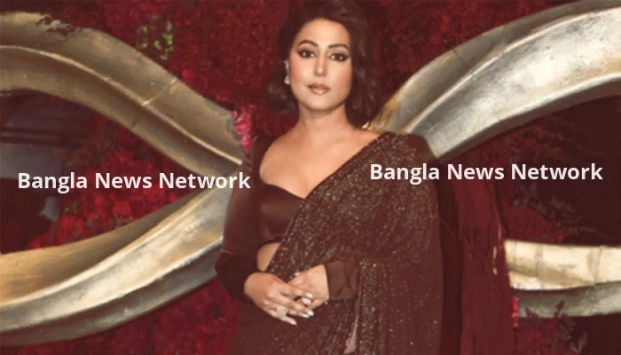 ইফতার পার্টিতে চরম বিড়ম্বনায় হিনা খান