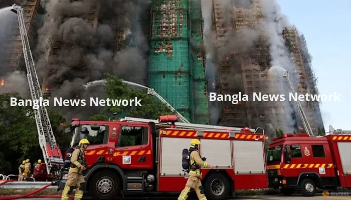 ১৮ ঘণ্টা পরও জ্বলছে হংকংয়ের হাউজিং কমপ্লেক্স, নিহত বেড়ে ৪৪