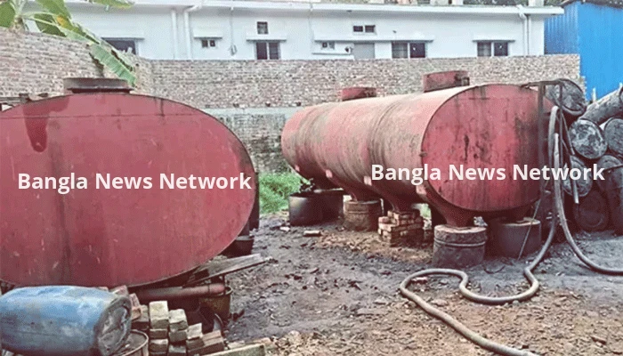 অবৈধভাবে মজুত করা ২৫ হাজার লিটার ডিজেল জব্দ