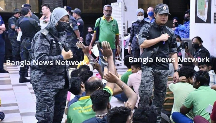 মালয়েশিয়ায় বাংলাদেশীসহ ১০৮ জন অবৈধ অভিবাসী গ্রেপ্তার