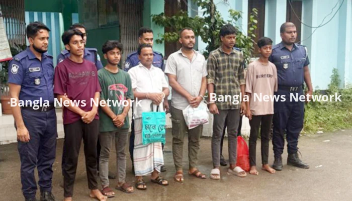 নোয়াখালীতে ছাত্রলীগের ৬ নেতাকর্মী কারাগারে