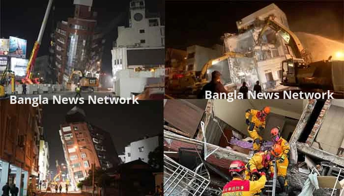কয়েক ঘণ্টার ব্যবধানে ৮০টির বেশি ভূমিকম্পের আঘাত তাইওয়ানে