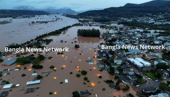 ব্রাজিলে ভয়াবহ বন্যায় ৩৯ জন নিহত, ৭৪ জন নিখোজ