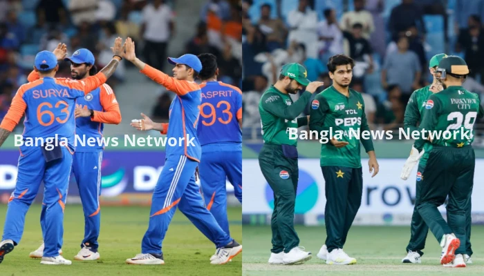 রাজনৈতিক উত্তাপের ছায়া মুছে রাতে মুখোমুখি ভারত-পাকিস্তান